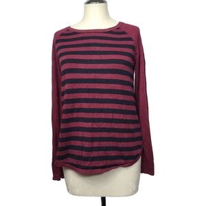 Michael Michael Kors Striped Back Zip Shirt M